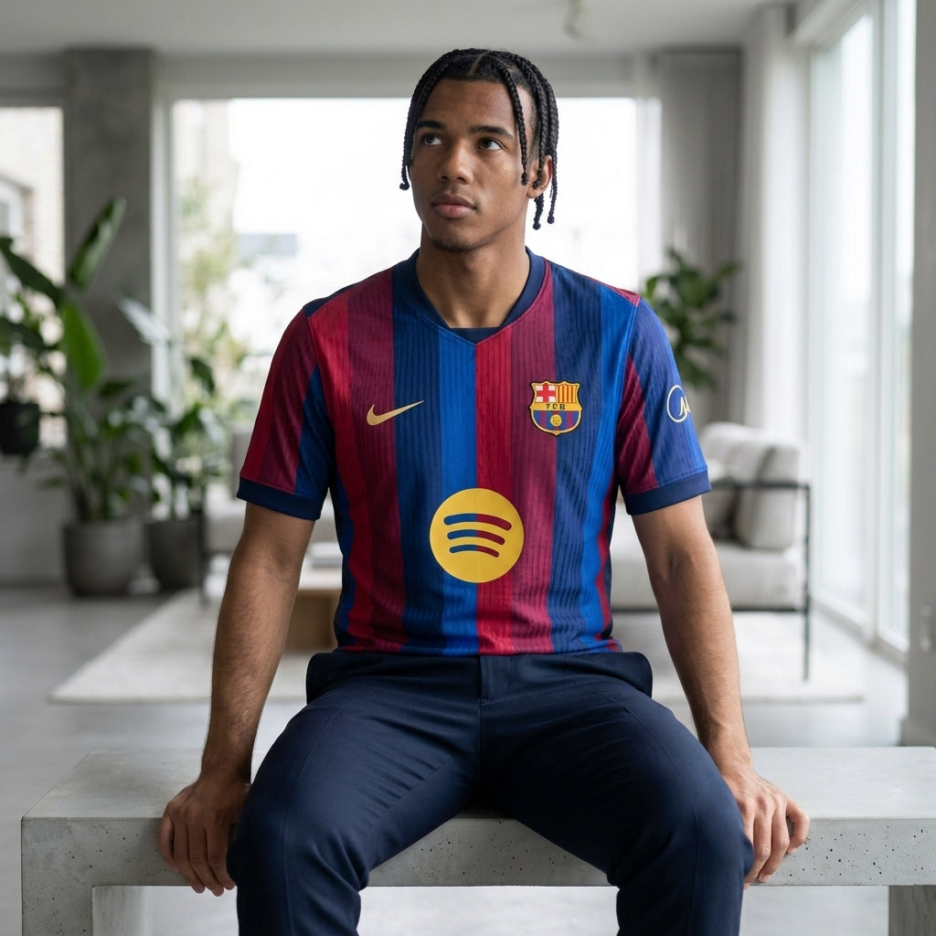 Barcelona Blue & Red Home Jersey