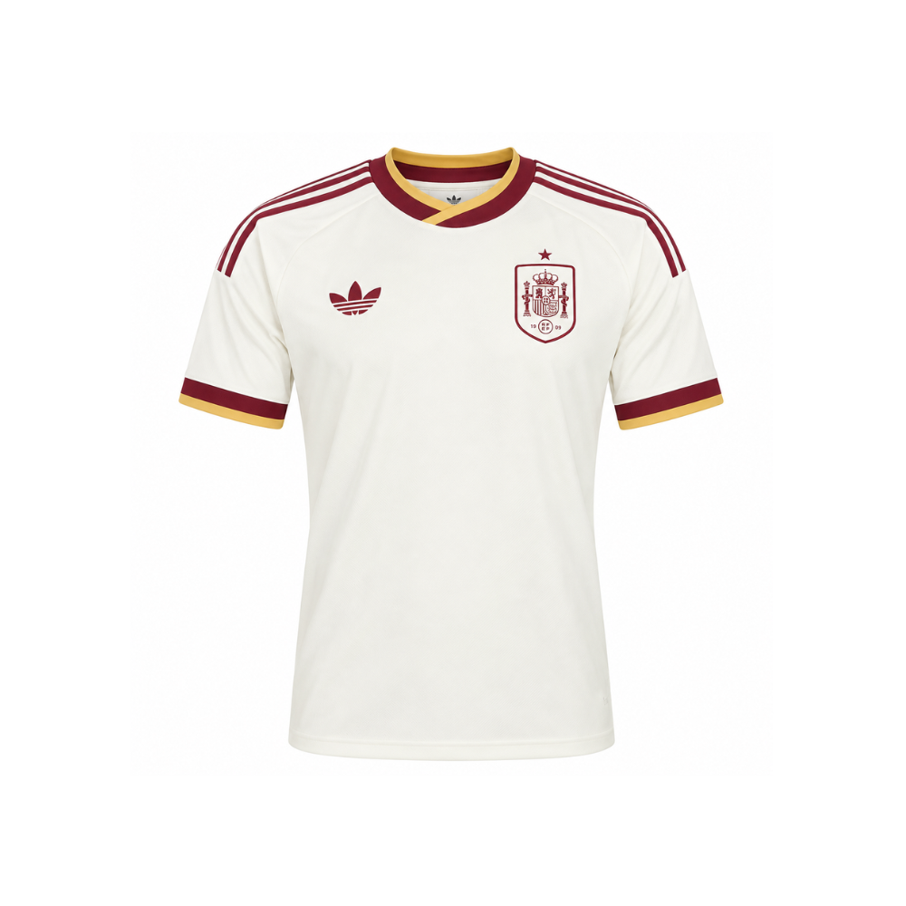 Spain White Away Jersey