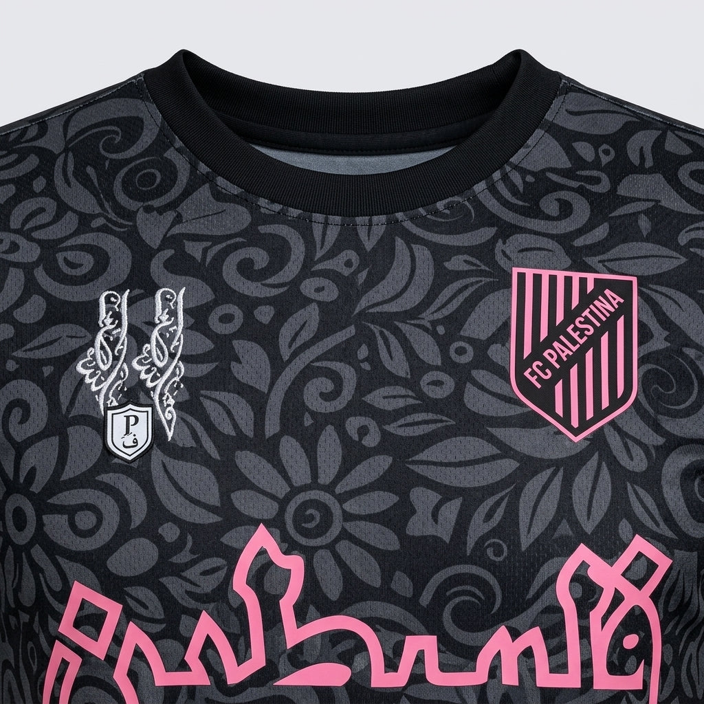 Palestine Black & Pink Jersey