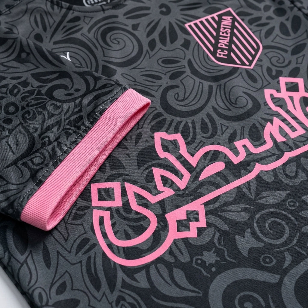 Palestine Black & Pink Jersey