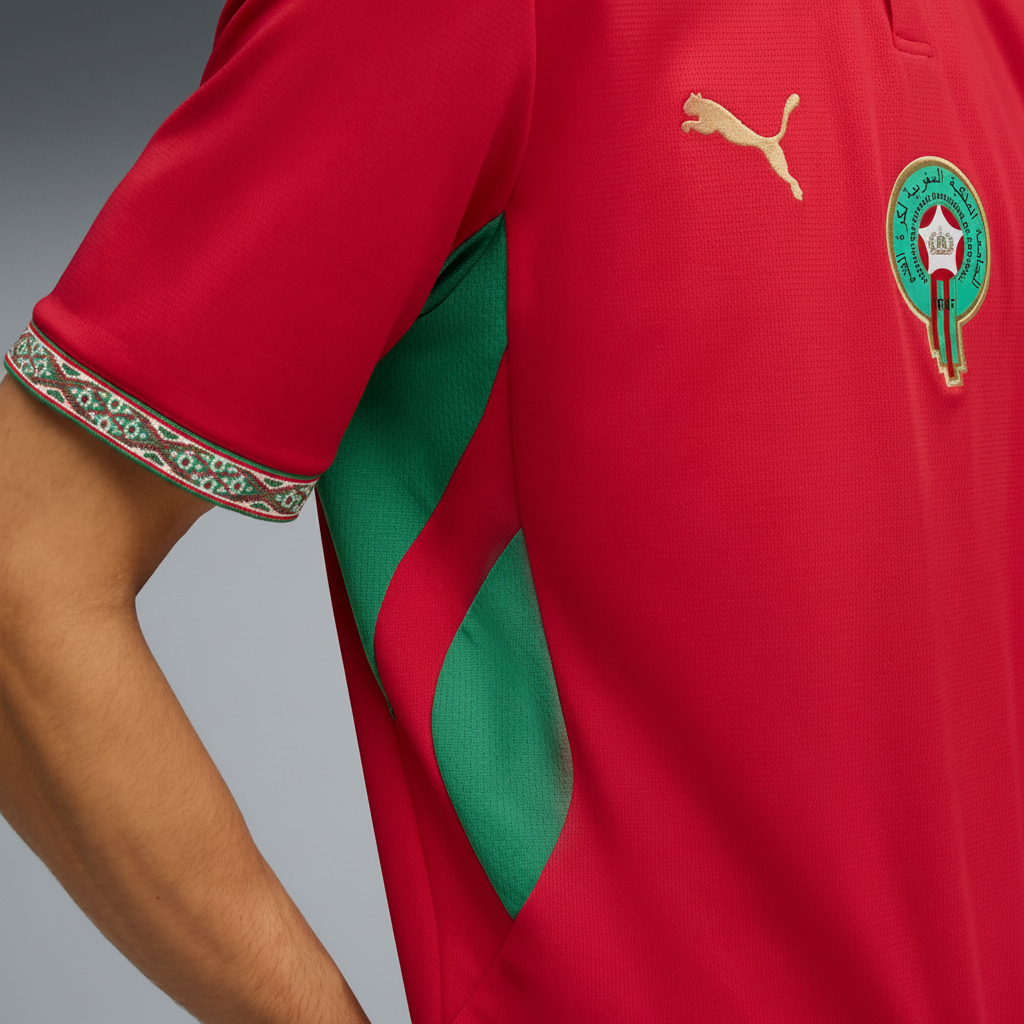 Morocco Home Jersey 2026 – Official FRMF 🇲🇦