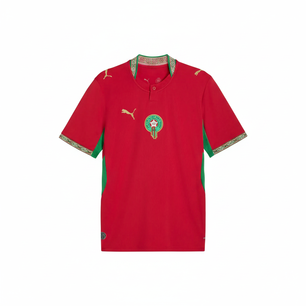 Morocco Home Jersey 2026 – Official FRMF 🇲🇦